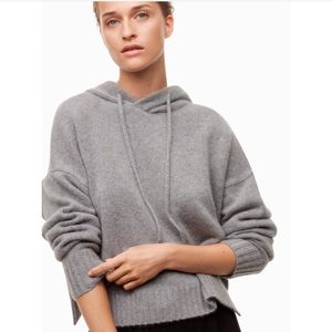 BNWOT The Group by Babaton Cashmere Hoodie, S in Grey - never worn